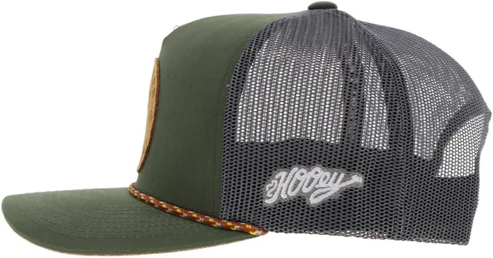 HOOEY Spur Adjustable Snapback Hat – High Profile 5-Panel Breathable Mesh Baseball Cap, Trucker Hat for Men and Women