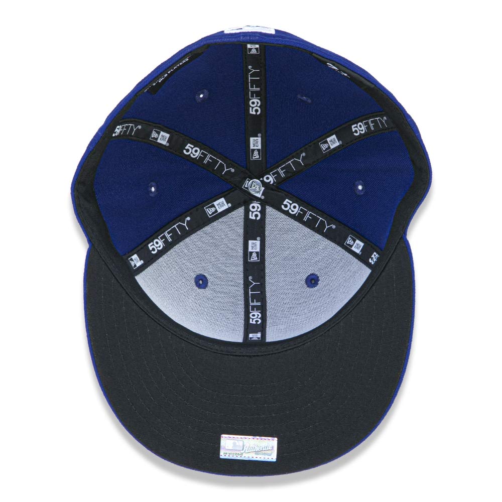 New Era 59FIFTY Los Angeles Dodgers MLB 2017 Authentic Collection On Field Game Fitted Cap Size 7 5/8