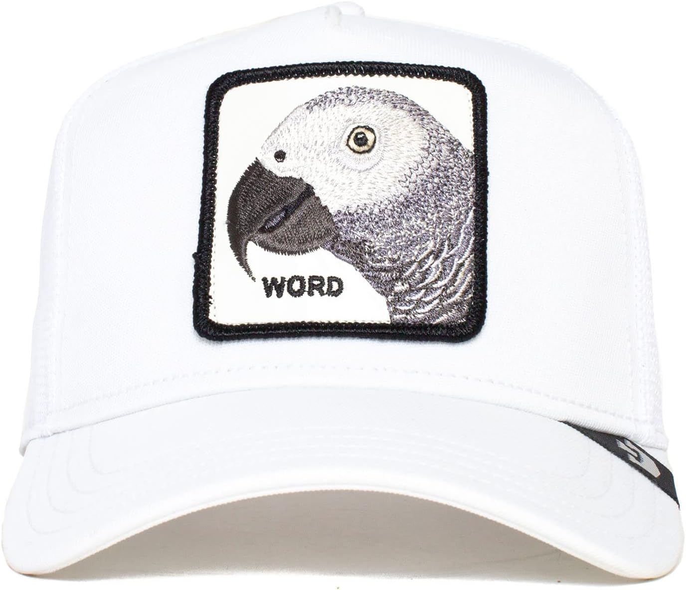 Goorin Bros. The Farm Premium Platinum Series Unisex Trucker Hat, White (Platinum Word), One Size