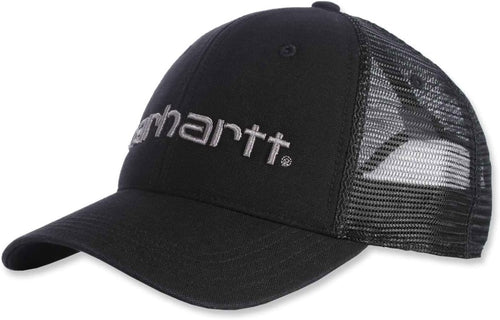 Carhartt Men's Canvas Mesh-Back Logo Graphic Cap