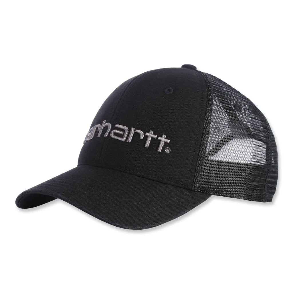 Carhartt Men's Canvas Mesh-Back Logo Graphic Cap