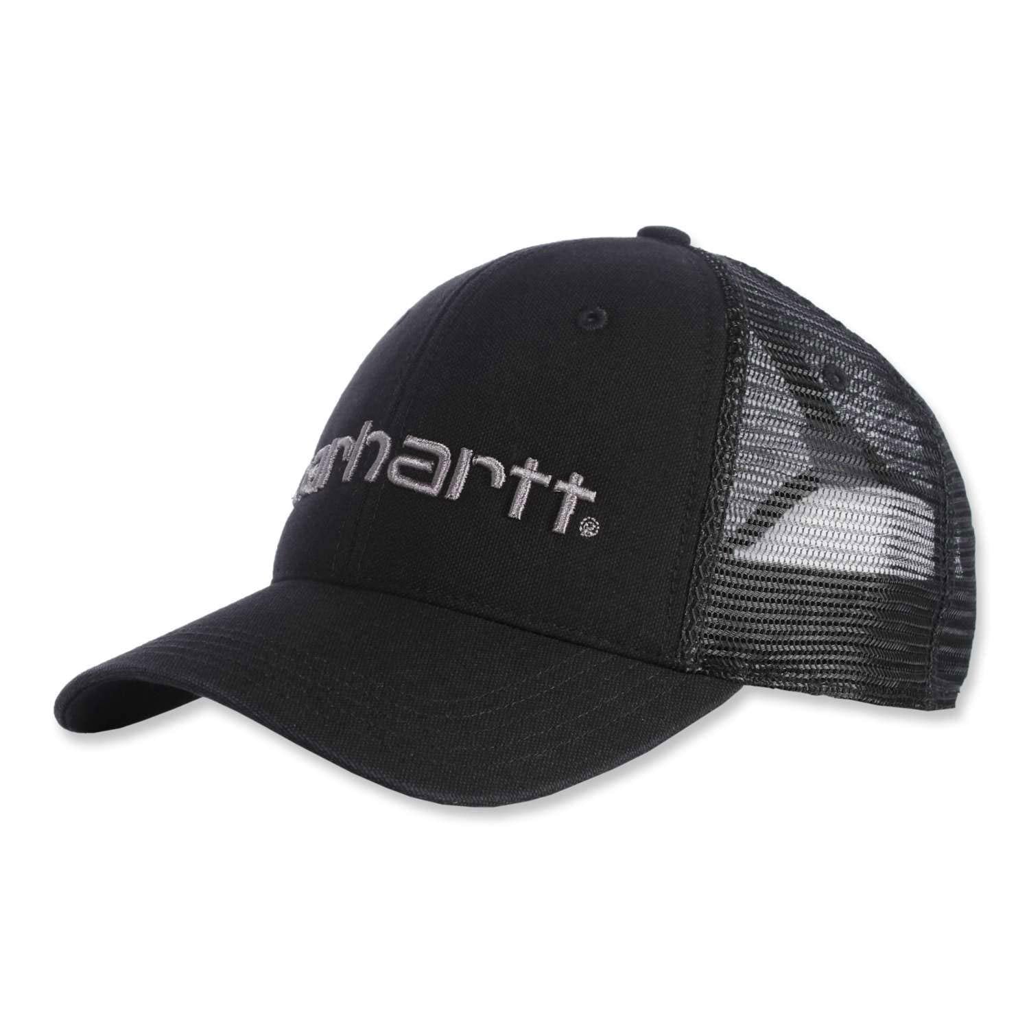 Carhartt Men's Canvas Mesh-Back Logo Graphic Cap