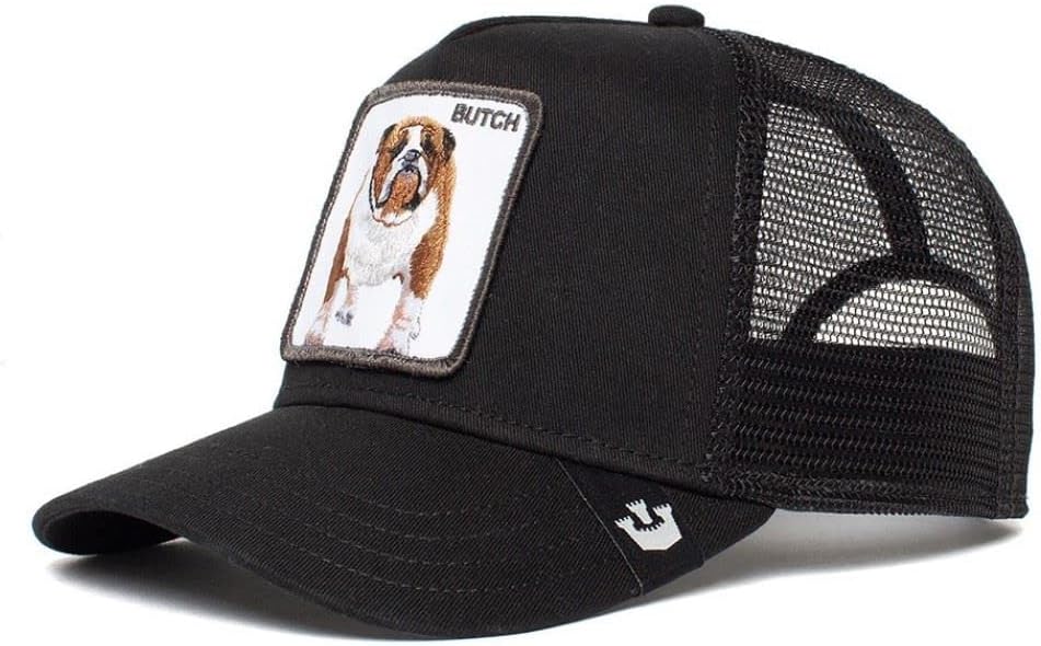 Goorin Bros. The Farm Unisex Original Adjustable Snapback Trucker Hat, Black (Butch), One Size