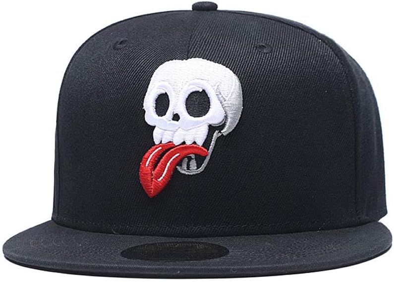 Quanhaigou Snapback Hat for Men Women,Hip Hop Style Colorful Flat Bill Hats Teens Adjustable Baseball Cap