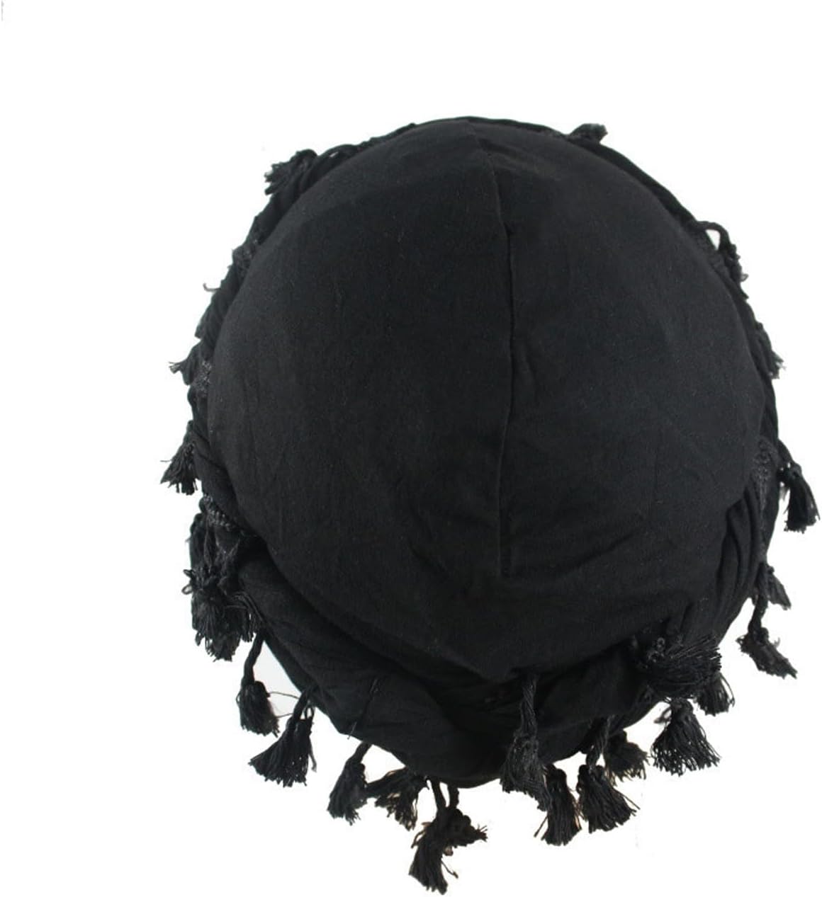 2pcs Turban for Men Women Satin Lined Durag Head Wrap Vintage Modal Twist Halo Turban with Tassel