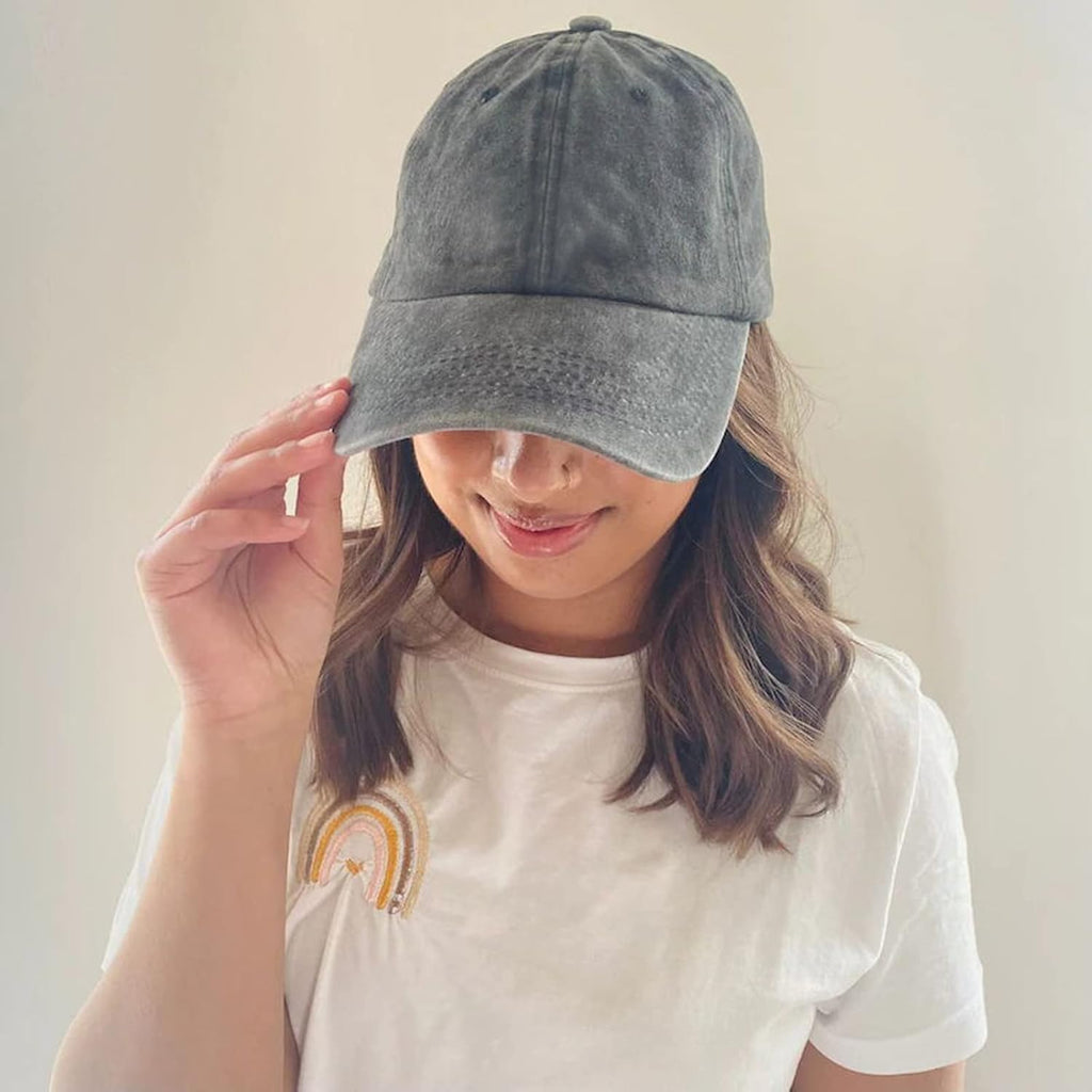 5/6 Packs Vintage Washed Plain Baseball Cap Distressed Dad Golf Hat for Men Women