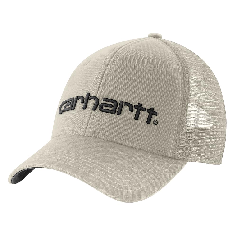 Carhartt Men's Canvas Mesh-Back Logo Graphic Cap