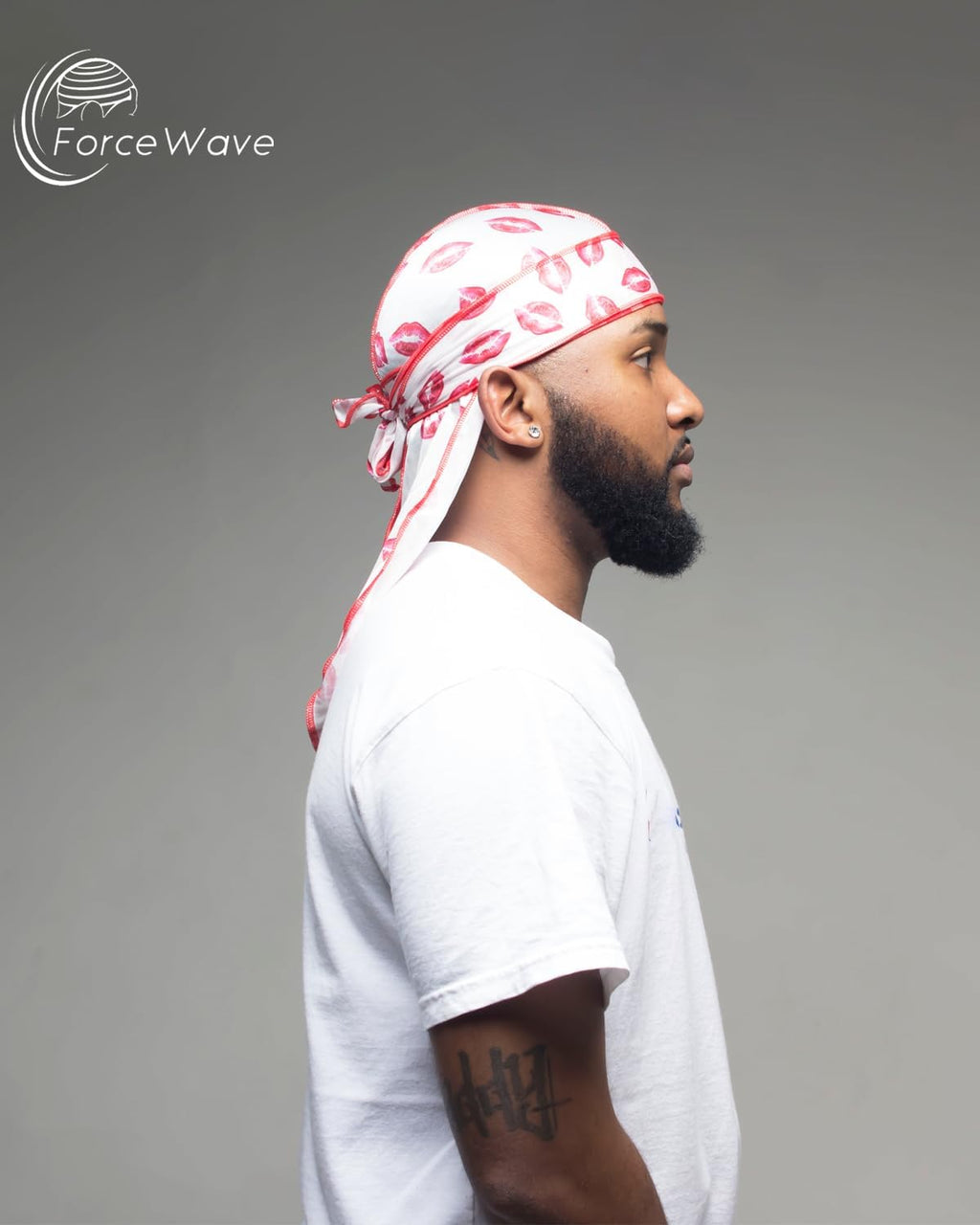 ForceWave Durag for Men Designer for Waves Silky Durag Du rag with Designed Pattern