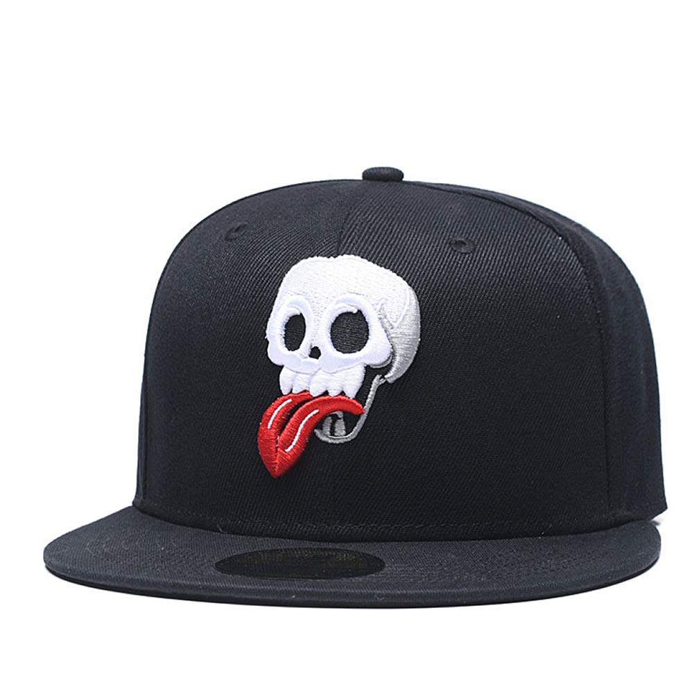 Quanhaigou Snapback Hat for Men Women,Hip Hop Style Colorful Flat Bill Hats Teens Adjustable Baseball Cap