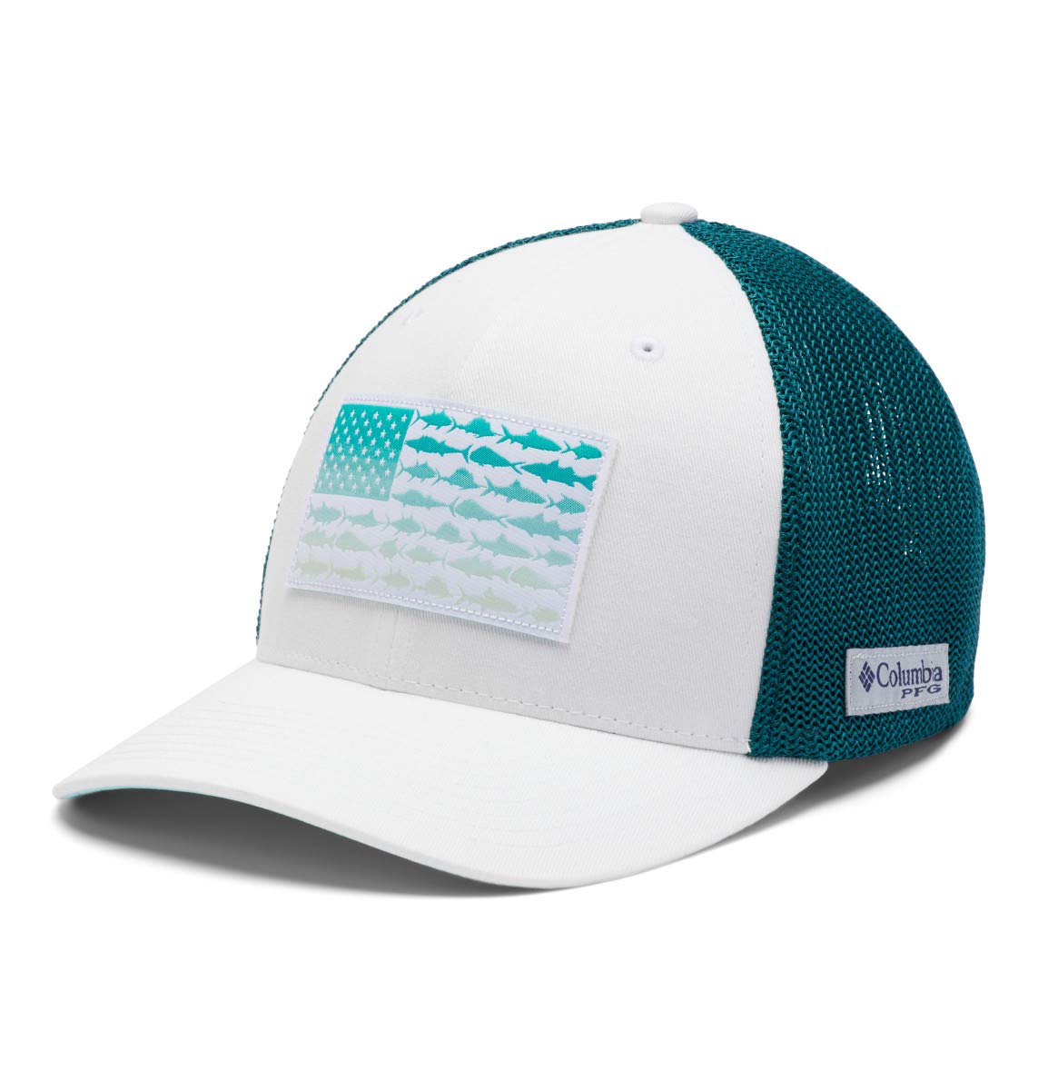 Columbia Unisex PFG Fish Flag Mesh Ball Cap