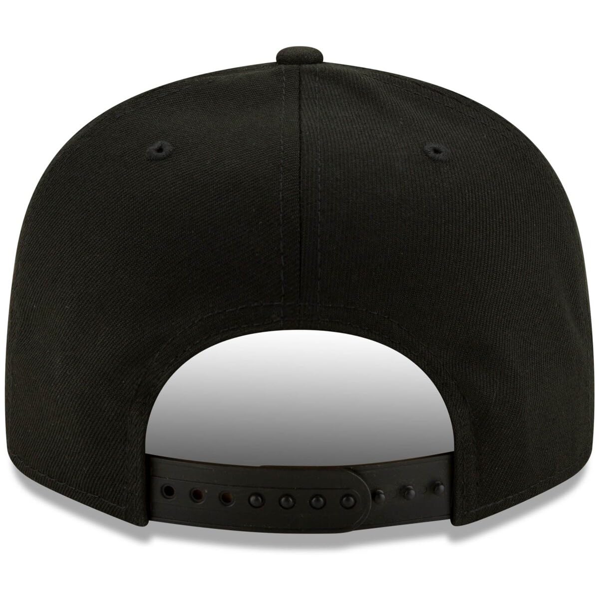 New Era Unisex-Adult MLB 9Fifty Black White Primary Logo Adjustable Snapback Hat Cap One Size Fits All - San Diego Padres Black White