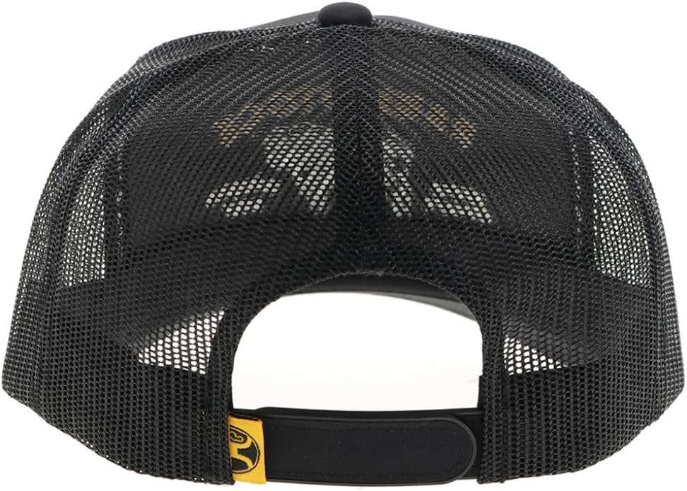 HOOEY Rank Stock Stitched Trucker Hat - Adjustable Snapback, Breathable Mesh Baseball Cap