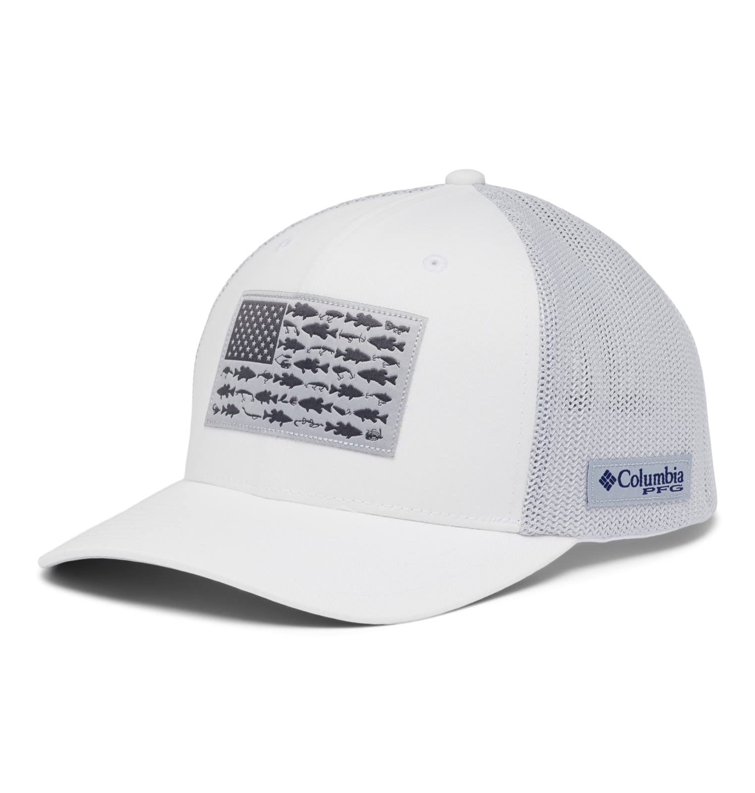 Columbia Unisex PFG Fish Flag Mesh Ball Cap