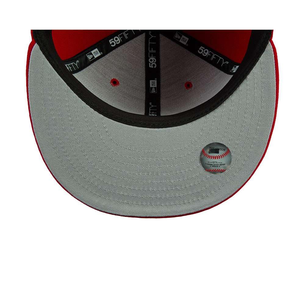New Era 59Fifty New York Yankees SC WH Fitted Hat (Red/White) Men's MLB Cap