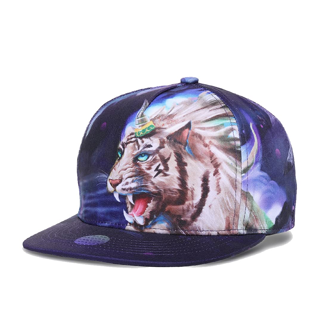 Quanhaigou Snapback Hat for Men Women,Hip Hop Style Colorful Flat Bill Hats Teens Adjustable Baseball Cap