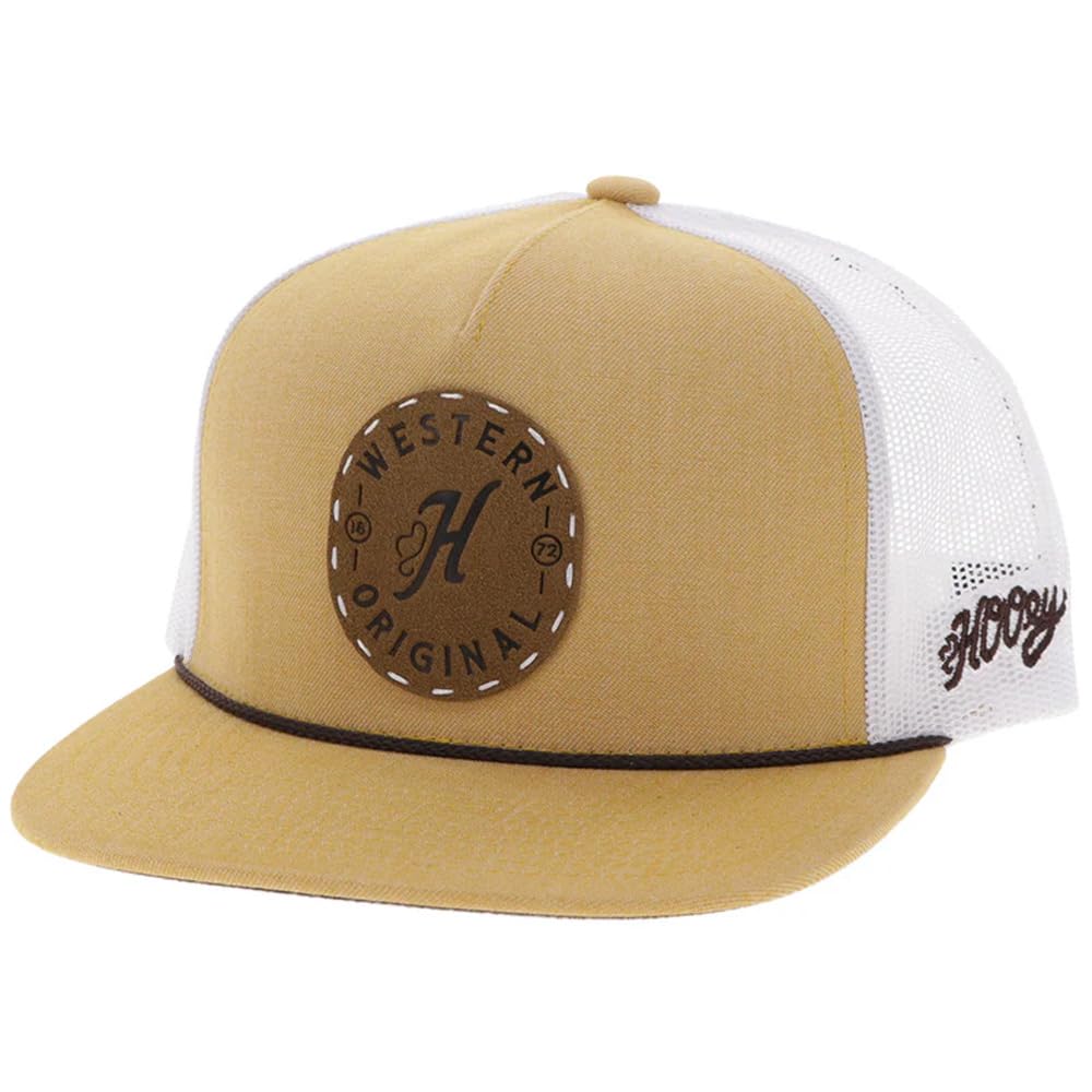 HOOEY Spur Adjustable Snapback Hat – High Profile 5-Panel Breathable Mesh Baseball Cap, Trucker Hat for Men and Women