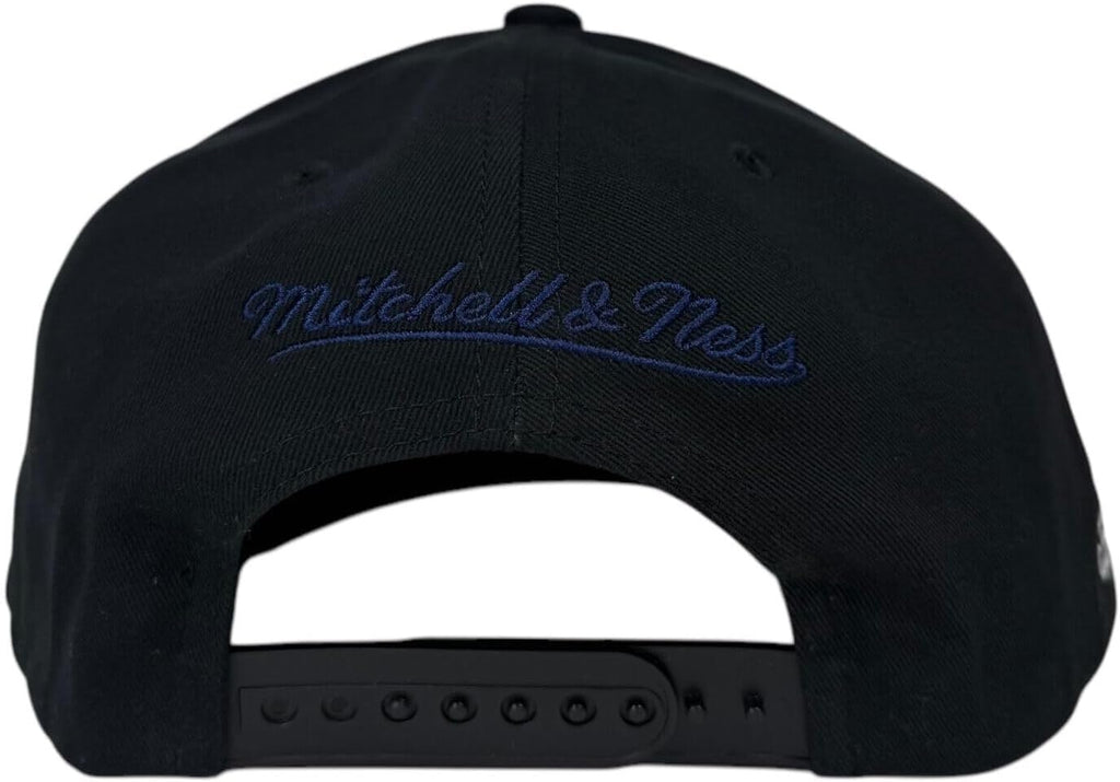 Mitchell & Ness Dallas Mavericks Big Time Pro Hardwood Classic Snapback Hat Cap - Black