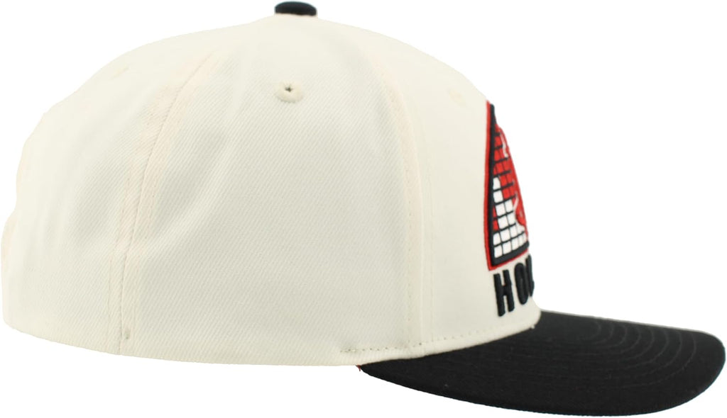 ZHATS NBA Unisex-Adult NBA Officially Licensed Adjustable Snapback Hat Contender Ivory