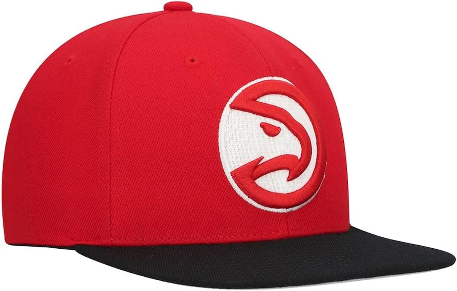 Mitchell & Ness Atlanta Hawks Team 2 Tone Snapback Adjustable Hat Cap - Red