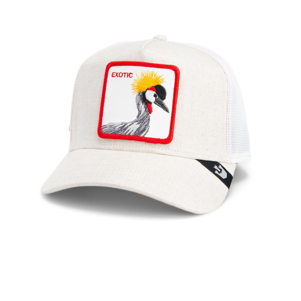 Goorin Bros. Business Professional Trucker Hat for Men and Women, Cream (Suited Crane), One Size