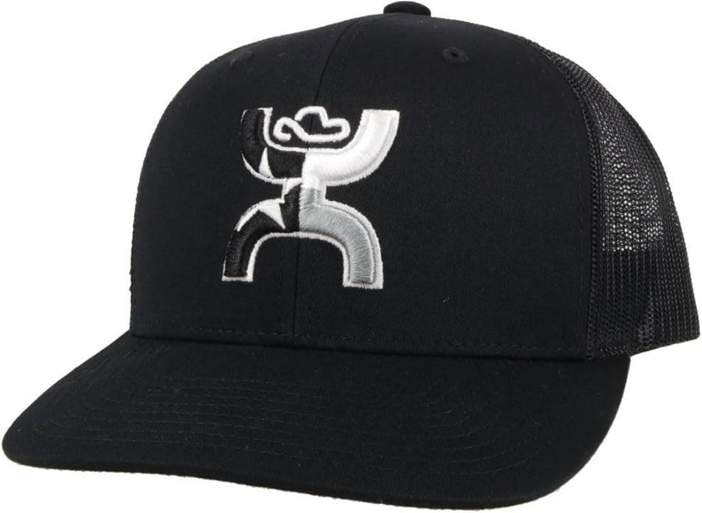 HOOEY Texican Texas Trucker Hat for Men – Adjustable Snapback Mesh Baseball Cap - Western Work & Casual Wear Breathable Mesh