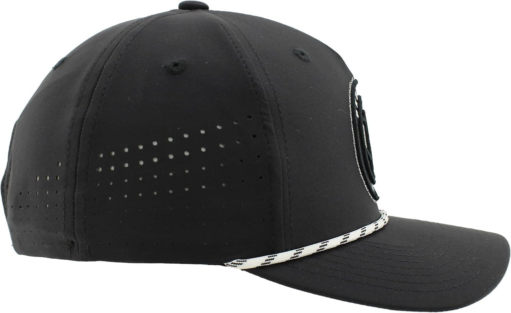 ZHATS NBA Unisex-Adult NBA Officially Licensed Rope Hat Snapback Performance Black