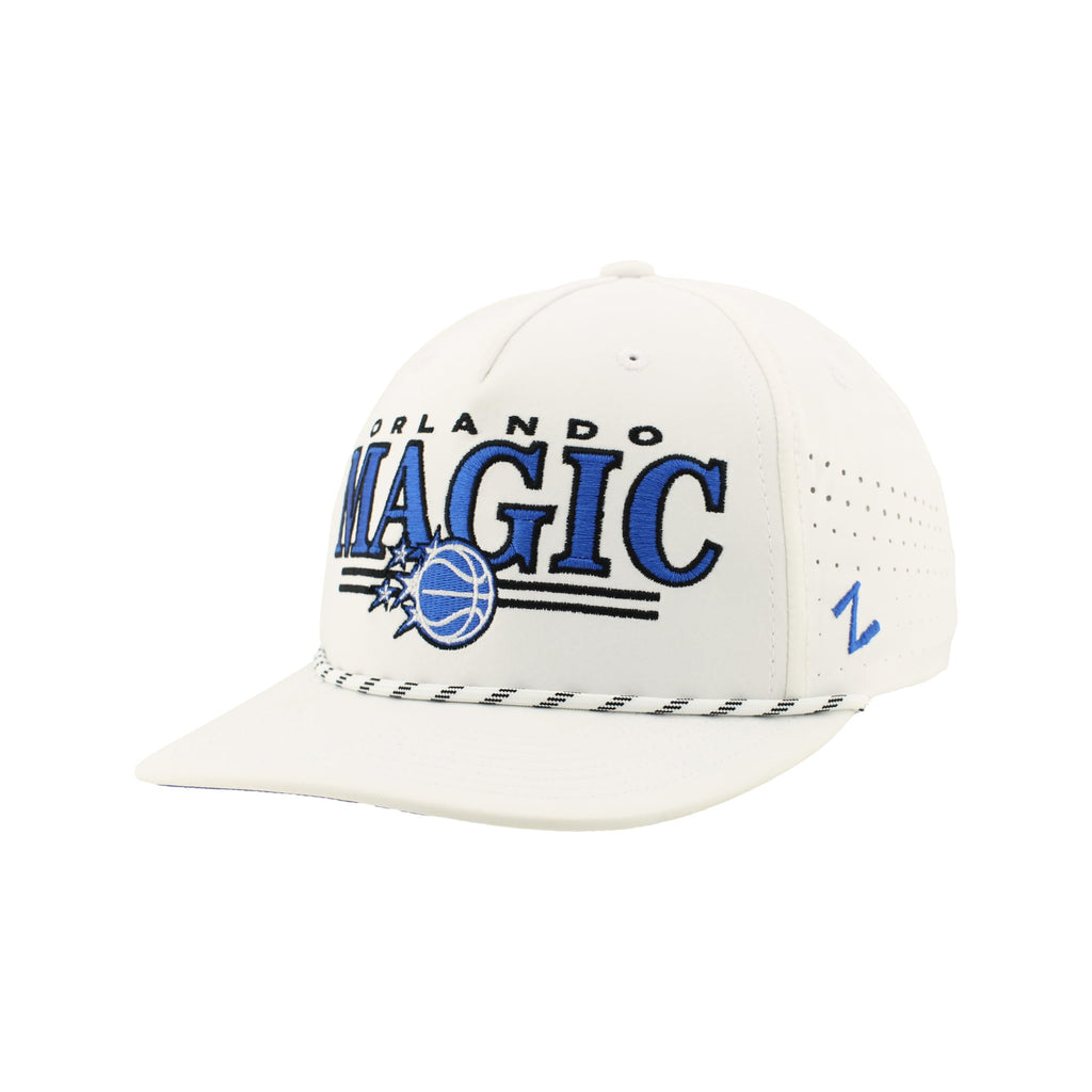 ZHATS NBA Unisex-Adult NBA Officially Licensed Rope Hat Snapback Performance Regalia White