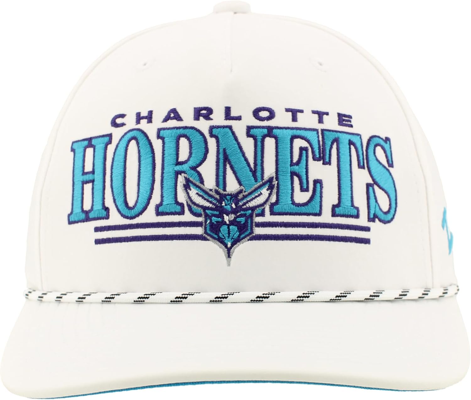 ZHATS NBA Unisex-Adult NBA Officially Licensed Rope Hat Snapback Performance Regalia White