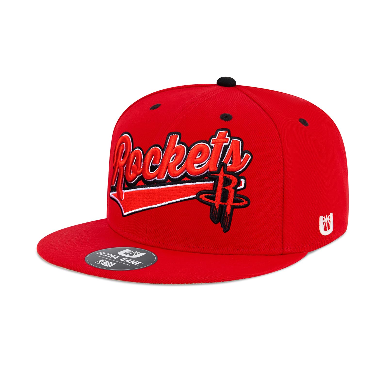 Ultra Game Men’s NBA Official Snap Back 3D Embroidered Team Logo Baseball Cap Hat