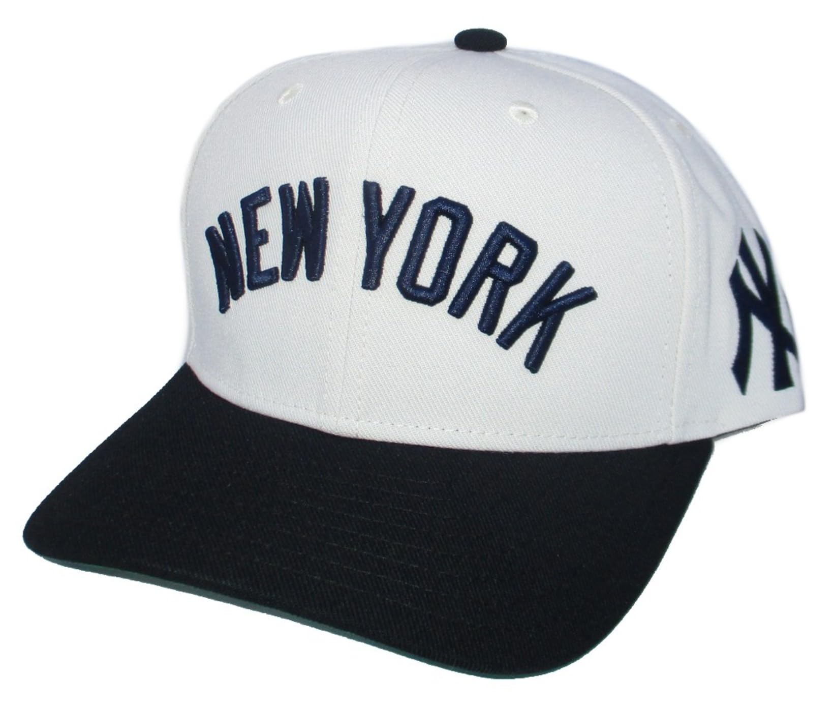 Mitchell & Ness MLB Off Word Pro Snapback Adjustable Hat Cap - Off White