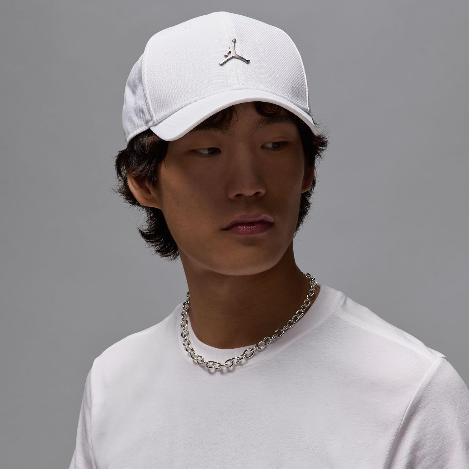 Nike Unisex's Baseball Cap (HM5750-100_White/Gunmetal, White/Gunmetal, Free Size
