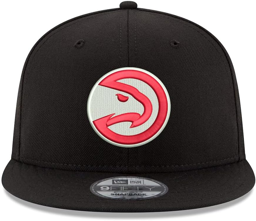 New Era Atlanta Hawks 9FIFTY 2026 Playoffs Snapback Cap, Adjustable Hat Black