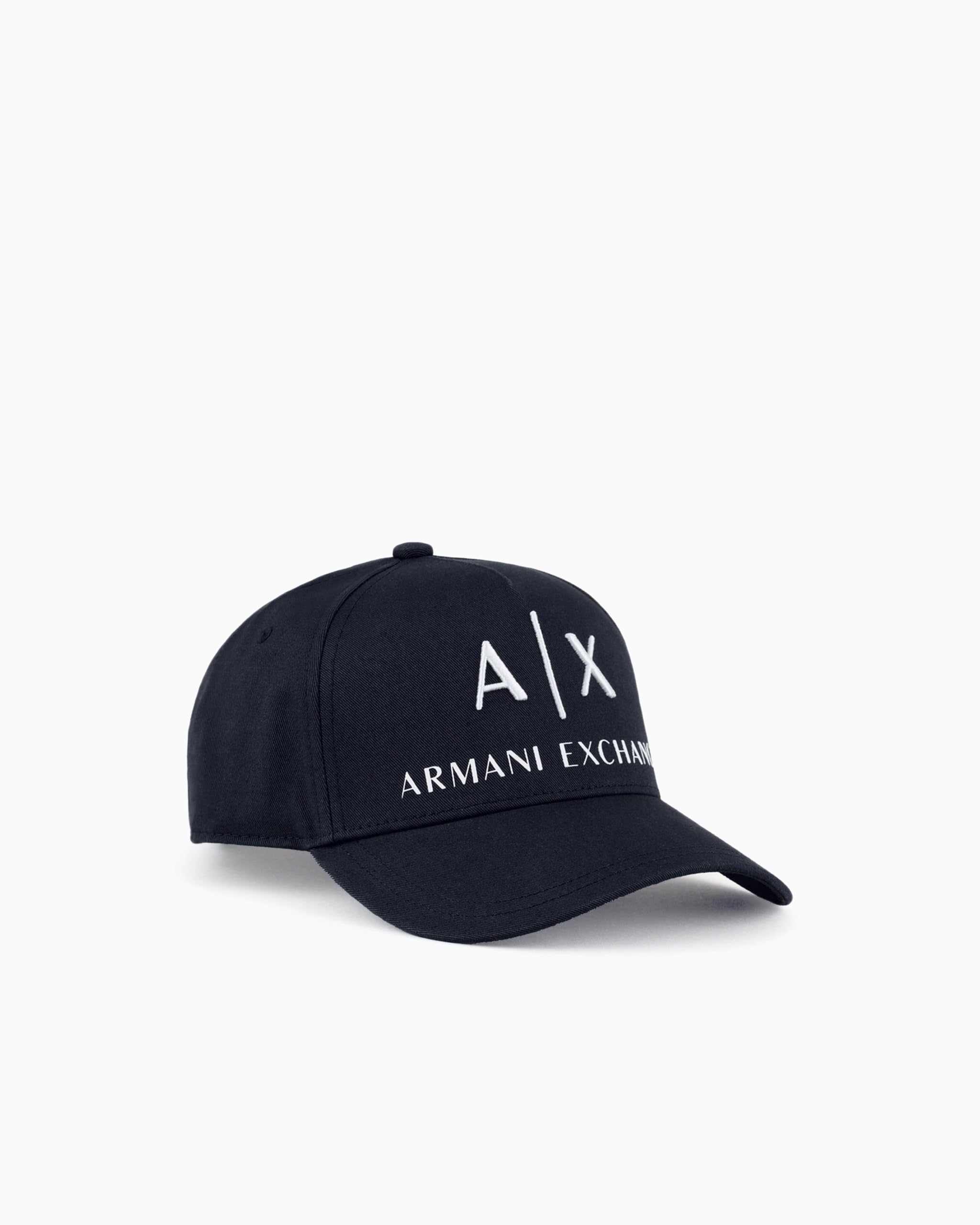 Armani Exchange Mens Corporate Logo Baseball Hat