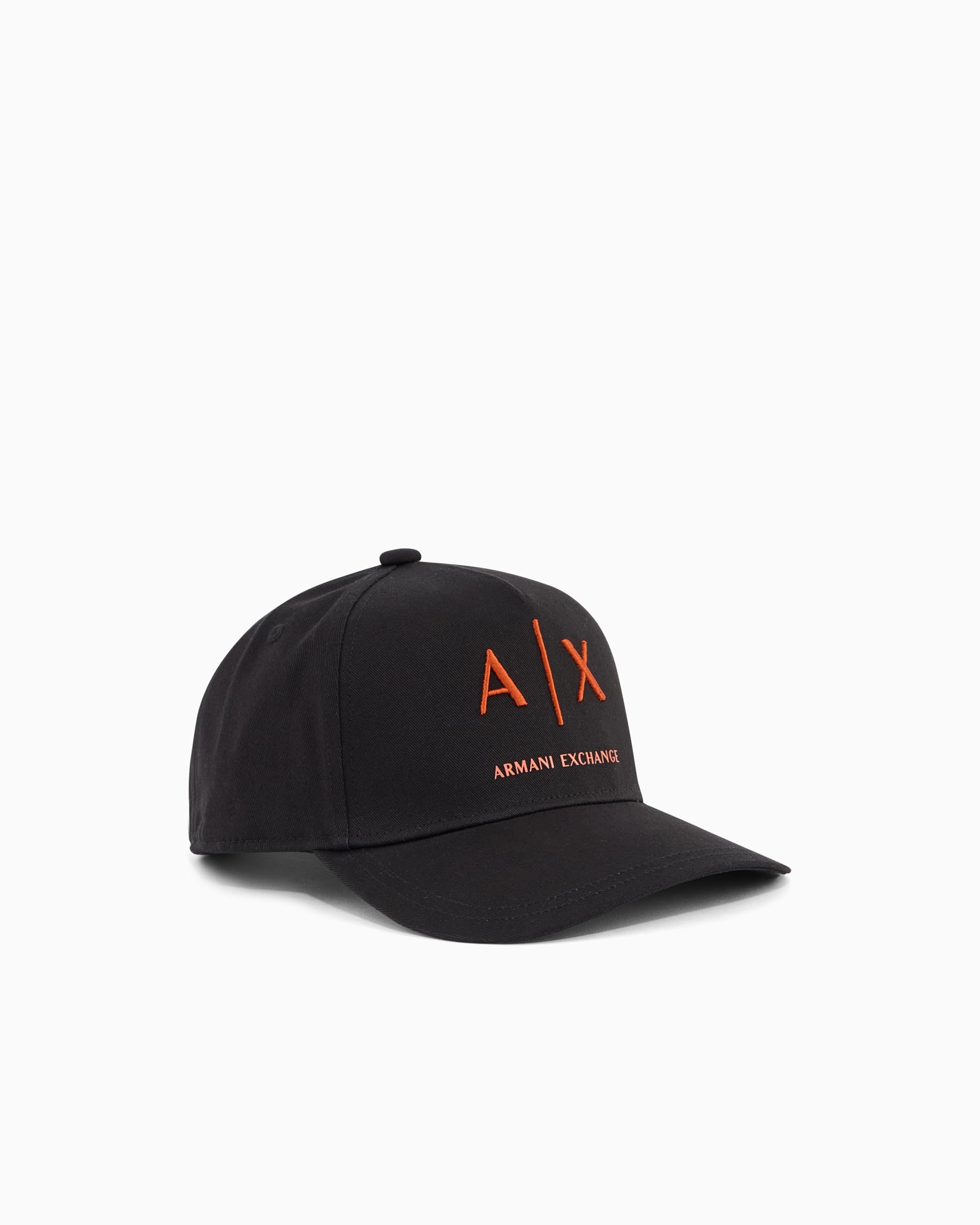 Armani Exchange Cotton Twill Logo Baseball Hat