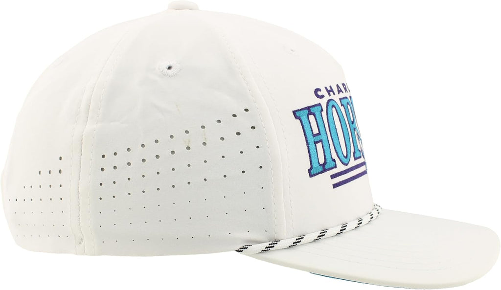 ZHATS NBA Unisex-Adult NBA Officially Licensed Rope Hat Snapback Performance Regalia White