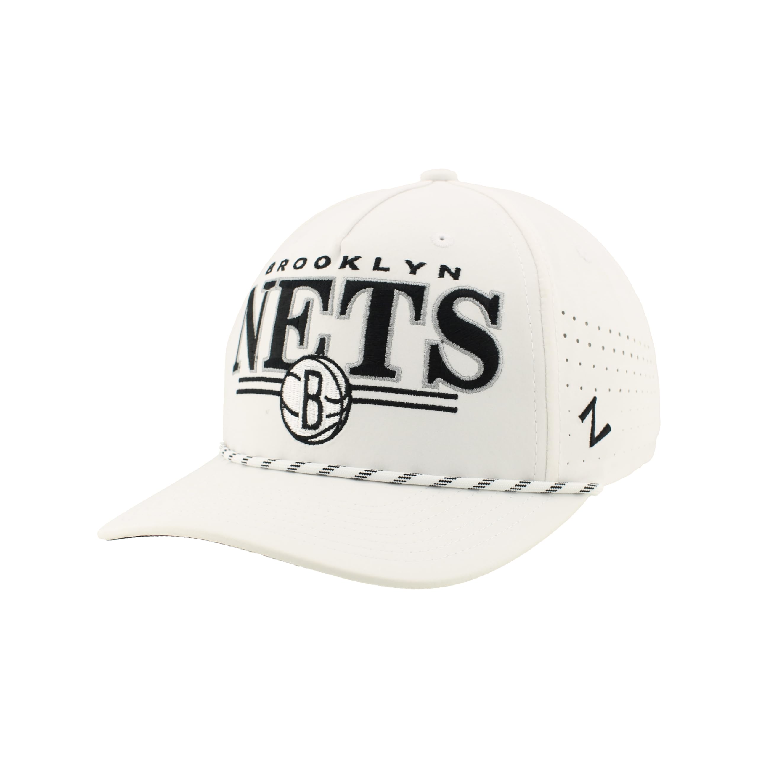 ZHATS NBA Unisex-Adult NBA Officially Licensed Rope Hat Snapback Performance Regalia White