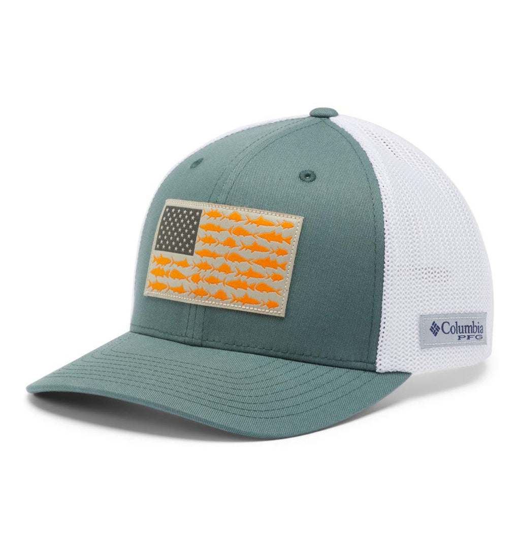 Columbia Unisex PFG Fish Flag Mesh Ball Cap