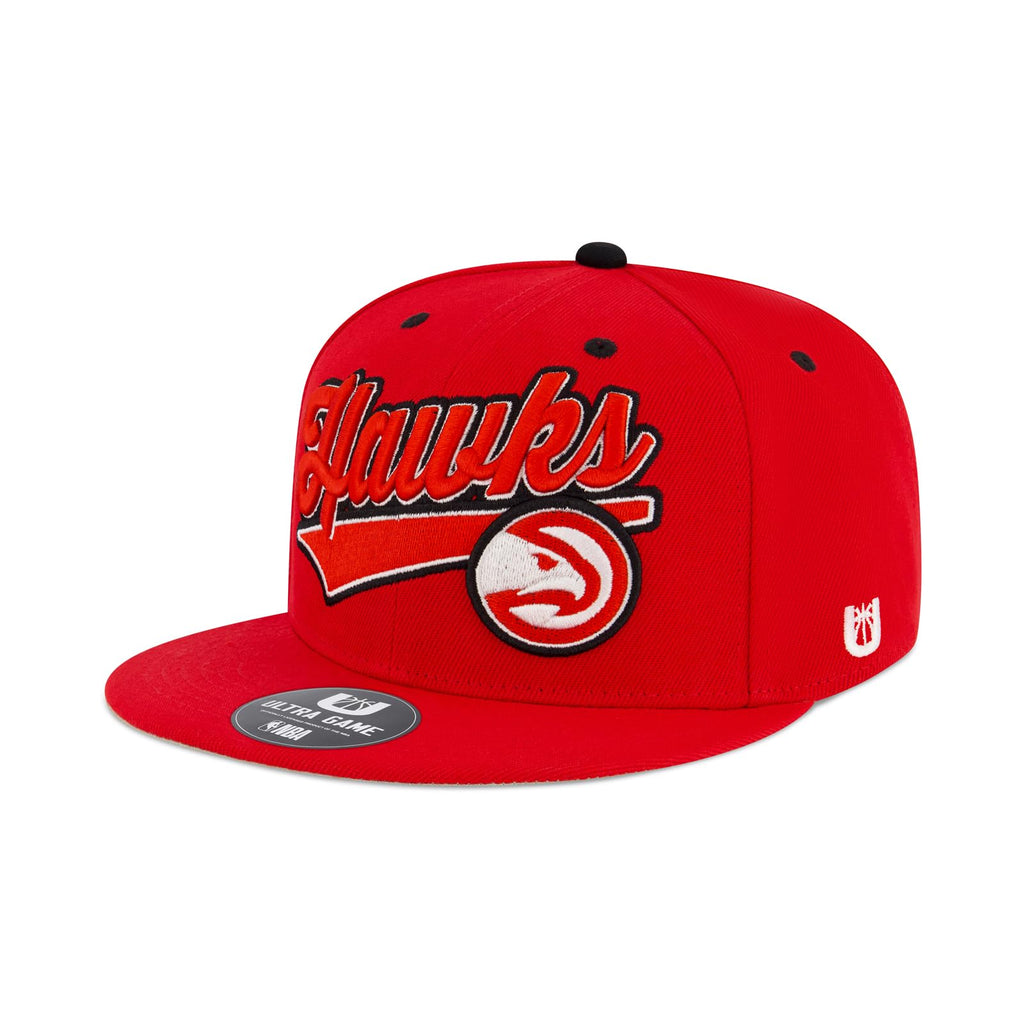Ultra Game Men’s NBA Official Snap Back 3D Embroidered Team Logo Baseball Cap Hat
