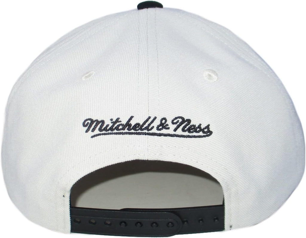 Mitchell & Ness MLB Off Word Pro Snapback Adjustable Hat Cap - Off White