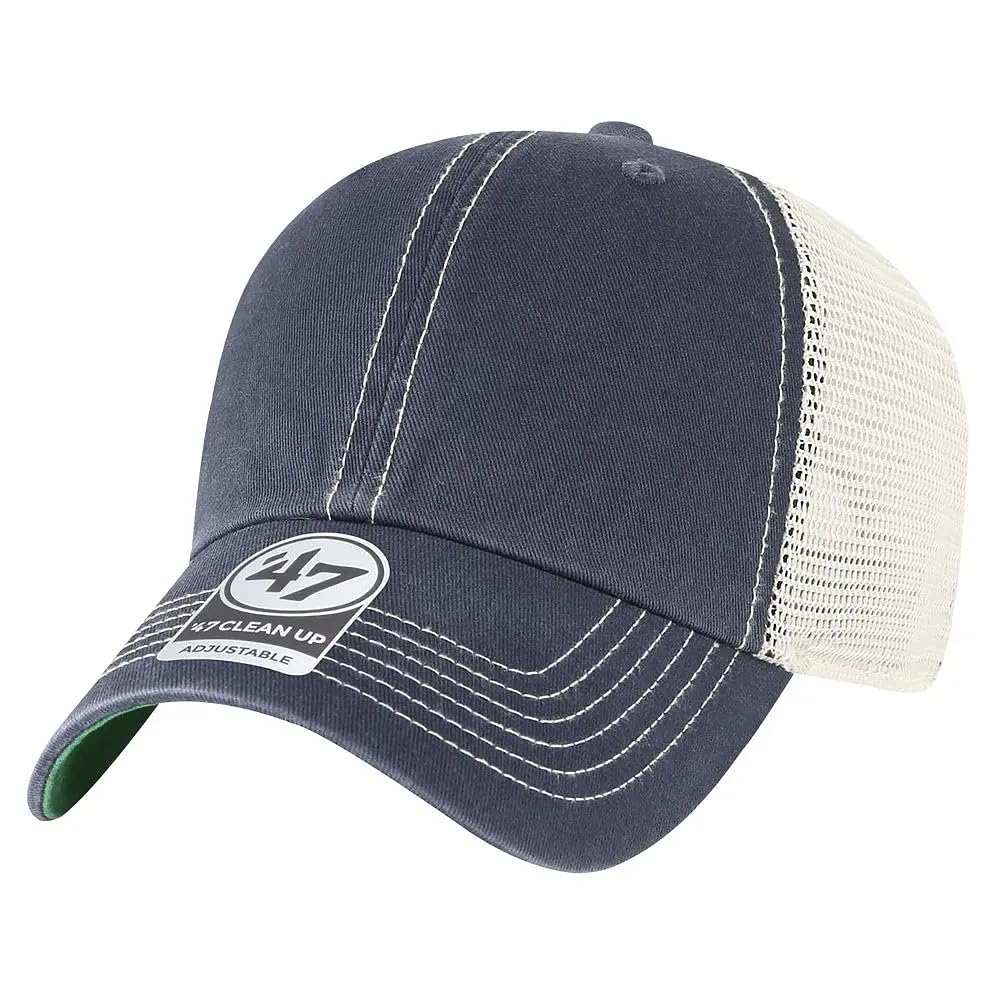 47 Brand Blank Trawler Trucker Mesh Clean Up Snap Back Adjustable Dad Hat Cap - One Size