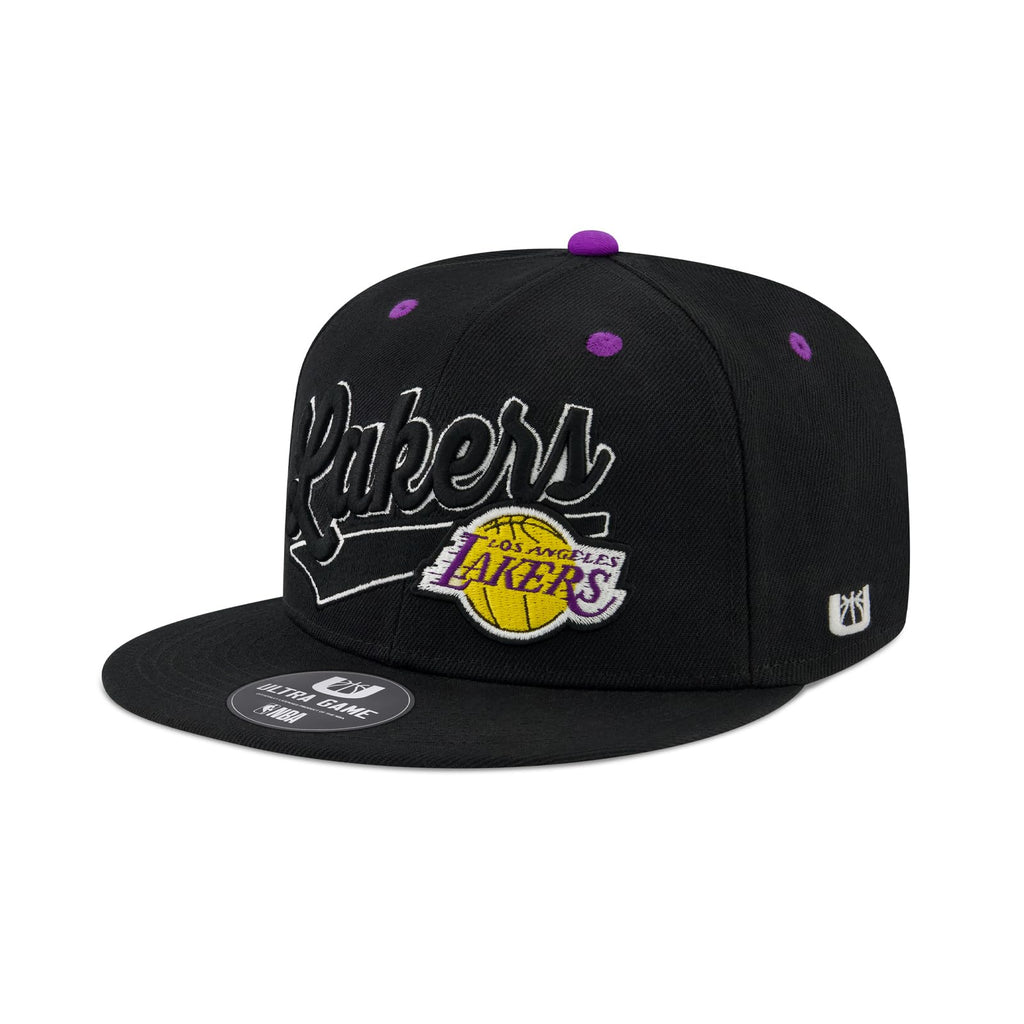 Ultra Game Men’s NBA Official Snap Back 3D Embroidered Team Logo Baseball Cap Hat