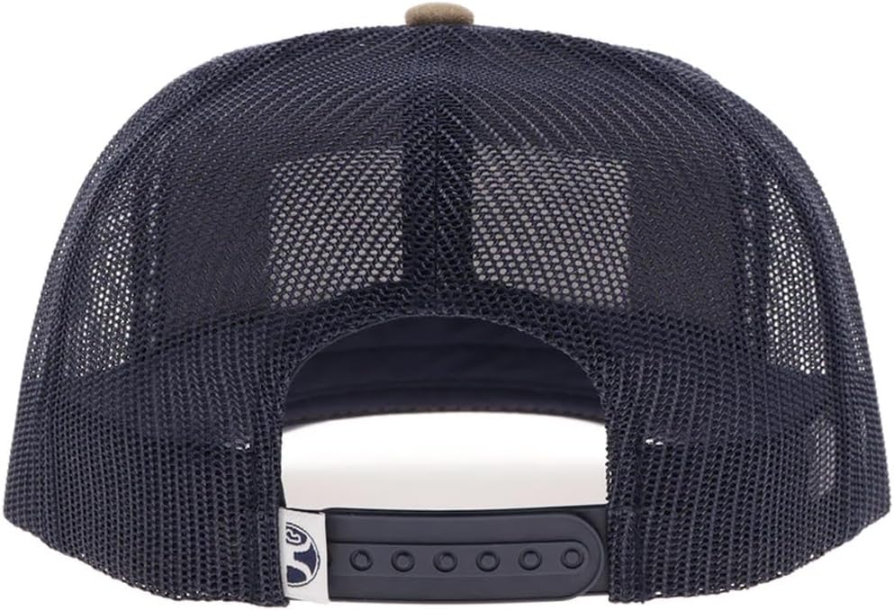 HOOEY Rank Stock Trucker Patch Hat - Adjustable Snapback, Breathable Mesh Baseball Cap