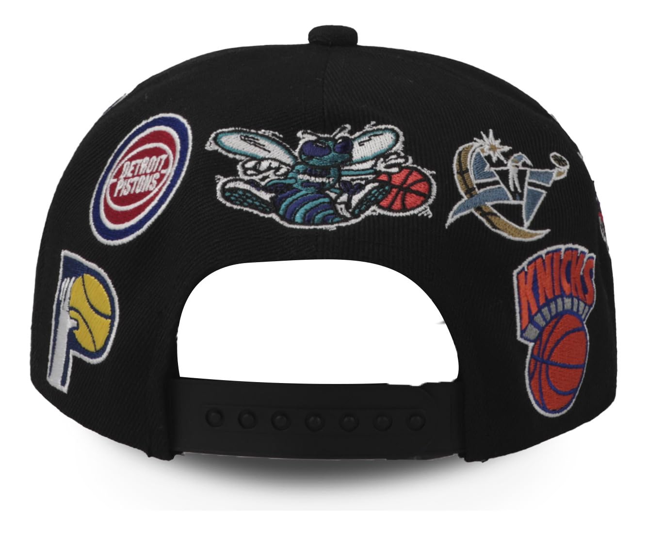 Mitchell & Ness Eastern Conference New Deadstock NBA All Over Teams Black Snapback Era Hat Cap