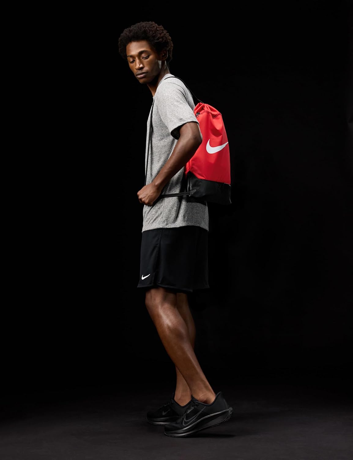 Nike Unisex Adult Gameday Brasilia 9.5 Training Drawstring Gym Sack, Bag, Backpack (18L) | Mens and Womens