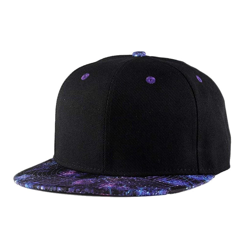 Quanhaigou Snapback Hat for Men Women,Hip Hop Style Colorful Flat Bill Hats Teens Adjustable Baseball Cap