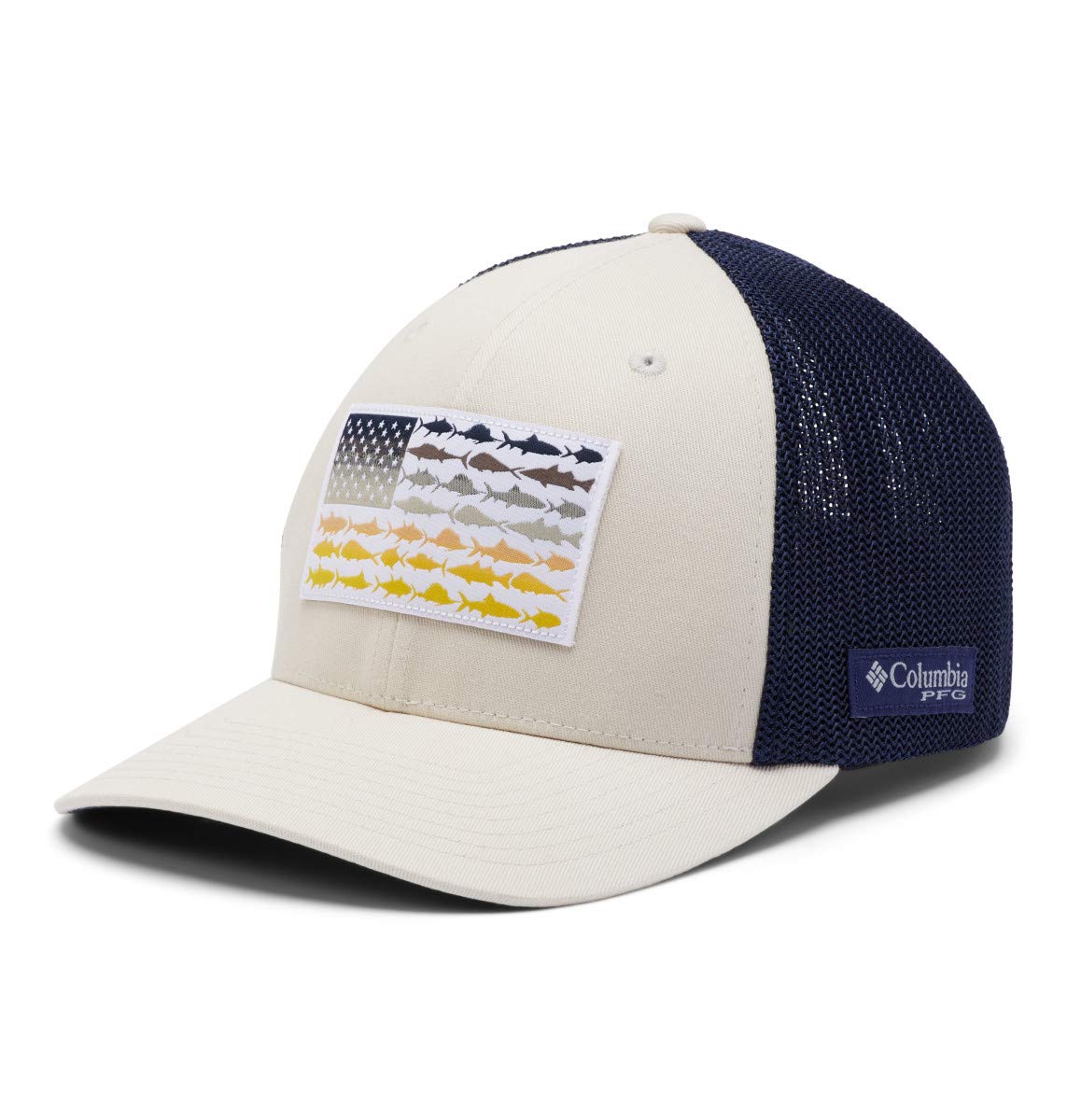 Columbia Unisex PFG Fish Flag Mesh Ball Cap