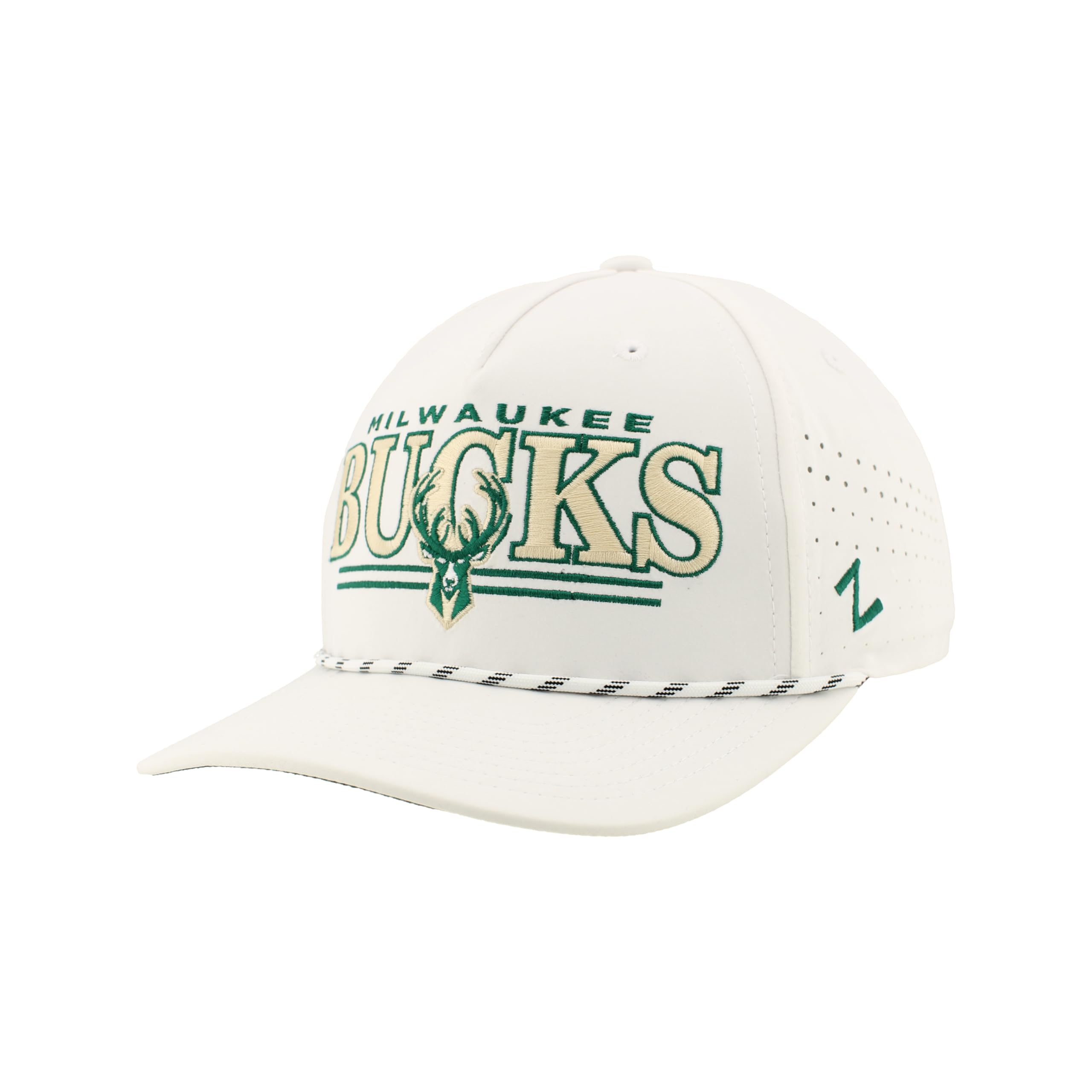 ZHATS NBA Unisex-Adult NBA Officially Licensed Rope Hat Snapback Performance Regalia White