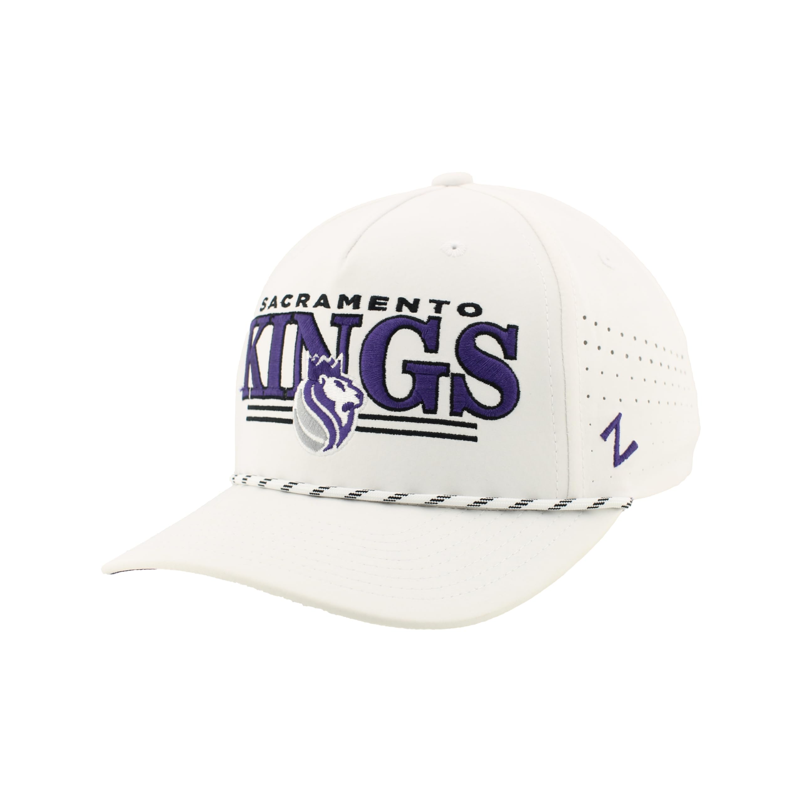 ZHATS NBA Unisex-Adult NBA Officially Licensed Rope Hat Snapback Performance Regalia White