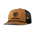 ARIAT Men's Tan Richardson 112 Trucker Cap with 3D Embroidered Logo
