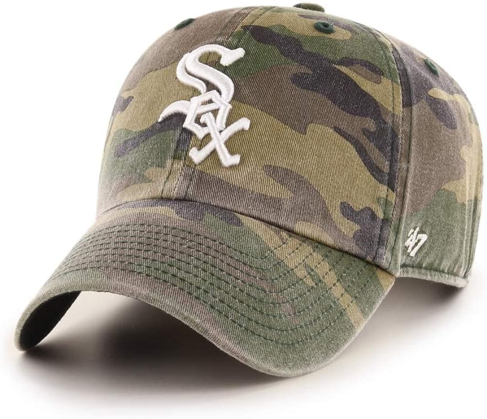 '47 MLB Unisex-Adult Camo Clean Up Adjustable Hat Cap One Size